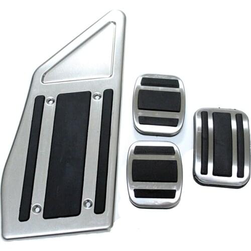 For Citroen C5 Aircross 2017 2018 2019 2020 LHD AT/MT Gas Brake Pedal Cover Steel Non-Slip Accelerator Overlay Accessories