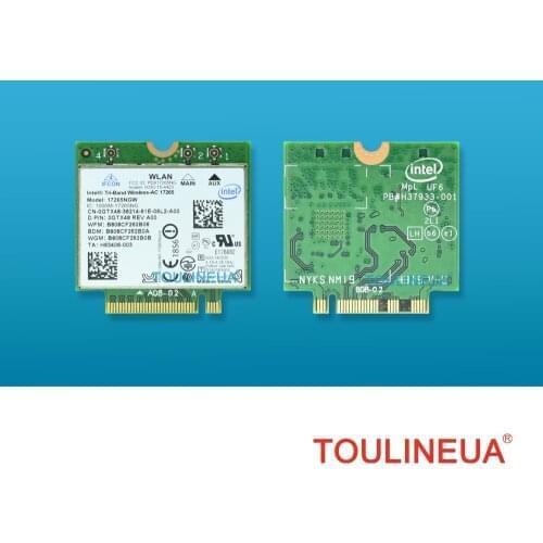 For Intel 17265 17265NGW 7265AC 802.11ad 80211.ac 4.7Gbps 867Mbps NGFF M2 Dual-band 2x2 AC BT4.0 Wireless Card