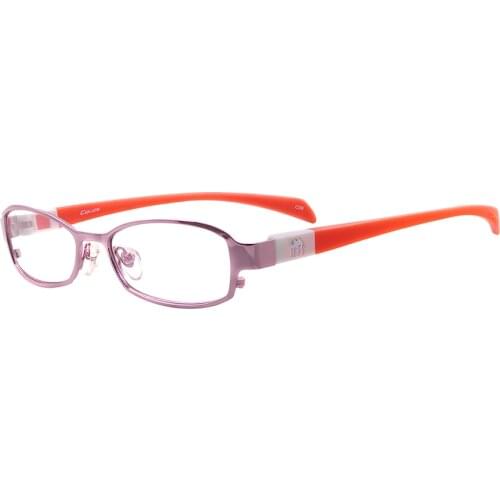 Men Women Metal Light Glasses Rectangular Full Rim For Prescription Single Vision Multifocal Lenses