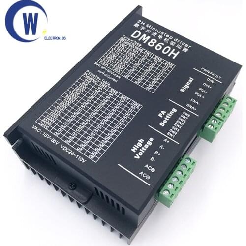 Stepper Motor Driver DM860H microstep Motor Brushless DC Motor Shell for 57 86 Stepper Motor Nema23 34
