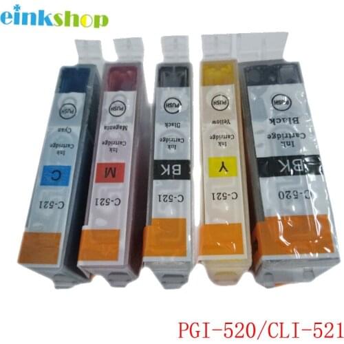 Einkshop PGI-520 CLI-521 Ink Cartridge PGI 520 PGI520 For Canon PIXMA MP540 MP550 MP560 MP620 MP630 MP640 IP3600 IP4600 IP4700