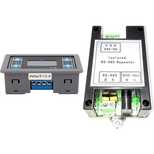 1HZ-150KHZ Signal Generator Digital Display PWM Pulse With Signal Repeater Amplifier Signal Booster RS485