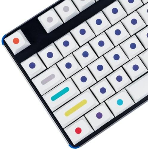 GMK Dots ZDA Ball Shape Thick PBT Dye Sub GK61 Keycaps For Mechanical Keyboard 61 64 68 96 GK61X GK64X ID80 Wings Filco Ducky