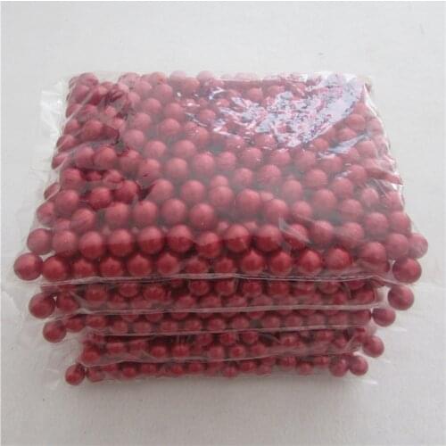 Style new DIY Pearl Cabochon Round red Pearl 4-20mm Imitation ABS Beads Jewelry Findings DIY Phone Case accessories