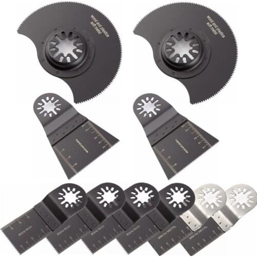 Nosii 10Pcs Wood Saw Blades Fein Bosch Makita Milwaukee Bosch Multitool Wood Metal Cutting Saw Blade Best For Cutting New