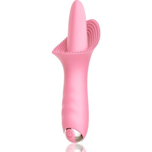 G-spot Licking Vibration 10 speed Vibrating Clitoris Stimulator Sex Toys for Women Purple/Pink Silicone Adult Toys for Couples