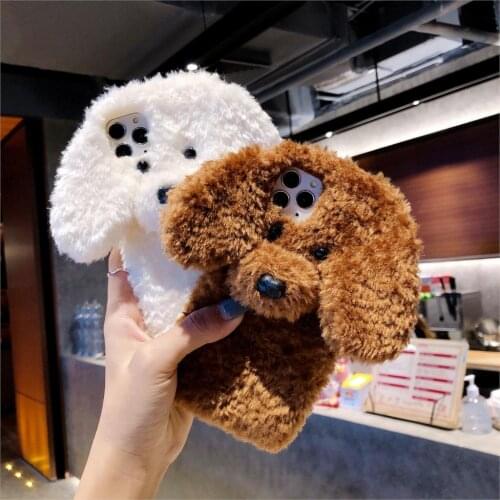 Fashion Teddy Winter Fluffy Phone Cover For Samsung Galaxy A42 5G A51 4G A71 A21S M31 M51 M21 A41 Note 10 Lite S10 Plus A60 Case