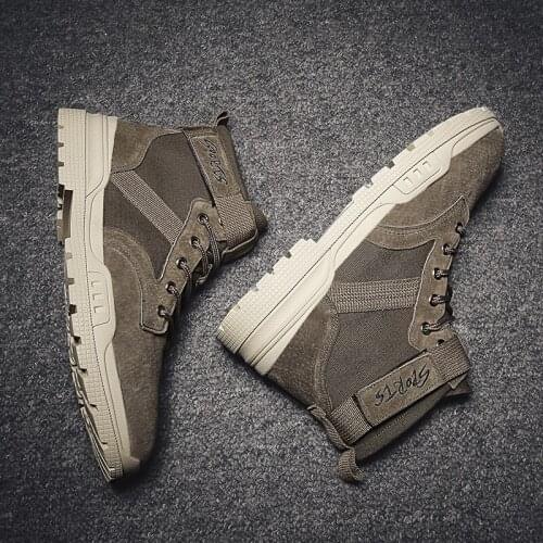 Sneaker high hightop leather mens zapatillas sneaker flat sneakers footwear fashion Casual High sport winter sports shoe shoes