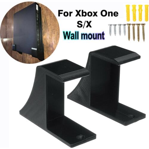 Wall Mount Stand For Microsoft Xbox One S X Console Wall Bracket Holder with Screw for xbox series x accessories