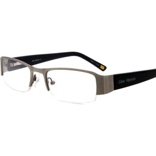 Vintage Design Small Face Young Teen Age Student Metal Frame Half Rim Square Eyeglasses SM4020