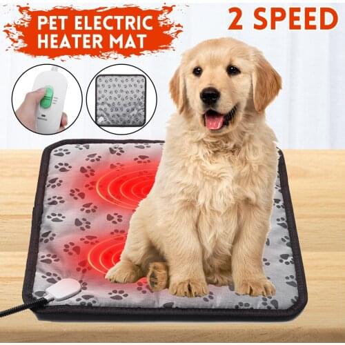 Pet Electric Heater Mat 2 Gears Fast Heating Cat Dog Mat Winter Warmer