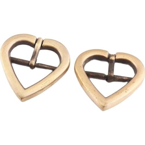 10pcs Belt buckle 22mm (3/4 inch) Love shape buckle Shoe Strap Leather Craft Jeans Belts Webbing Parts Sewing Accessories DIY