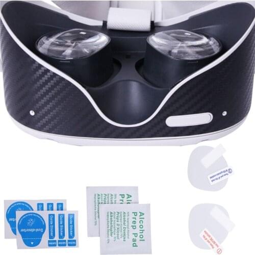 4Pcs/Set Lightweight VR Lens Protector Protective Film for -Oculus Quest 2 Lightweight Film R9UA
