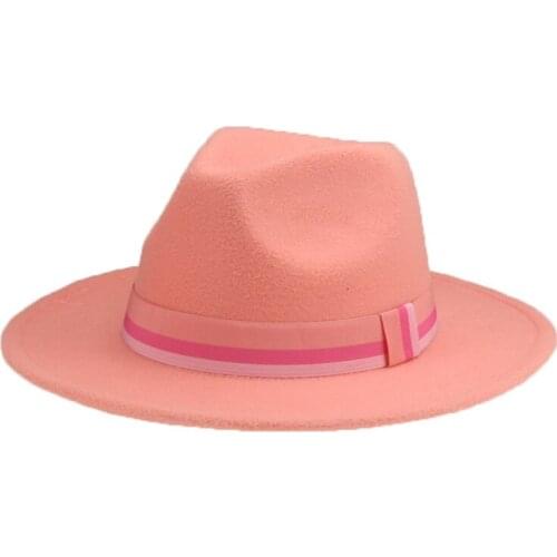 Fedora Women Hats Camel Khaki Hats for Men Church Wedding Formal Felted Outdoor Winter Panama Women Fedoras Sombreros De Mujer