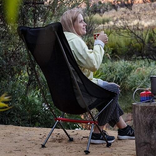 Ultra-Light Portable High-Back Folding Chair Fishing Chairs Home Picnic Chair BBQ Foldable Seat