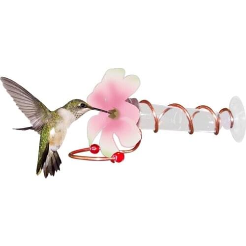 Bird Feeder Outdoor Small Wild Bird Hanging High Quality Moisture-proof and Waterproof Plastic 15cm Hummingbird Feeders