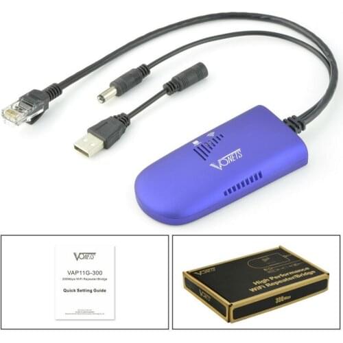 VAP11G-300 Wireless-n Wifi Repeater 802.11n/b/g Network Range Expander 300Mbps 2dbi Antennas Signal Boosters