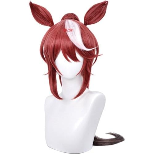 Uma Musume Pretty Derby Tokai Teio Women Cosplay Wig Anime Special Week Halloween Party Role Play Hair