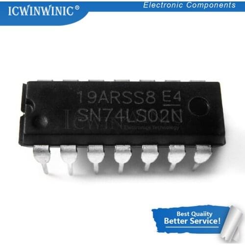 100piece HD74LS02P HD74LS02 DIP14 DIP SN74LS02N 74LS In Stock
