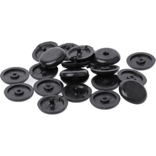 4Pcs High Quality Universal Portable Durable Clip Seat Belt Stopper Buckle Button Fastener Safety Black Car Part