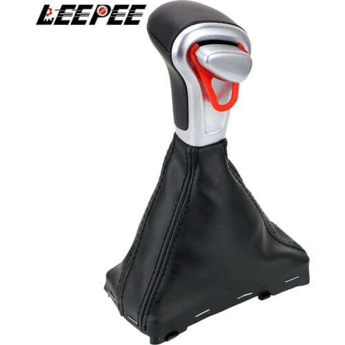 Car Automatic Chrome Auto Gear Shift Knob FOR AUDI A6 A7 A3 A4 A5 A6 c6 Q7 Q5 2009 2010 2011 2012 2014 4G1 713 139 R Accessories