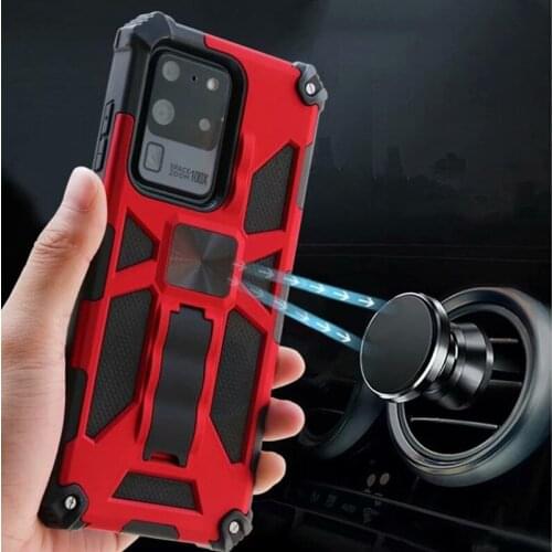 For Samsung Galaxy S20 S21 Ultra Luxury Armor Shockproof Car Magnetic Ring Phone Case for Galaxy S20 S21 Plus S20 FE Back Cover