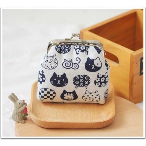 Dailylike Women Wallet Coin Purse Metal Frame Bag Material Handmade Coin Key Credit Card Holder Making Tools Unfinished