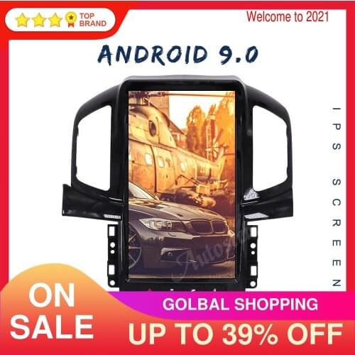 For Chevrolet Captiva 2013-2017 Tesla Style Andriod9.0 4G Car GPS Navigation Auto Radio Headunit Multimedia Player Carplay DSP