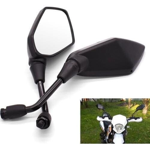 For Honda NC750S NC750X nc 750 750x NC700S NC700X 2Pcs/Pair Motorcycle Mirror Carbon Fiber White Glass Rearview Mirrors