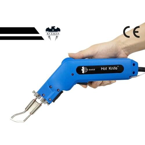 KS EAGLE Electric Hot Knife Hand Held Hot Knife Fabric Cutter Heat Cutter Tool Kit- with Blades & Accessories