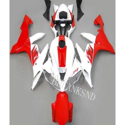Customized Injection fairing kits fit for YAMAHA 2004-2006 YZFR1 04 05 06 YZF R1 white red plastic fairings kit