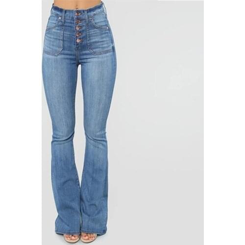 Kalenmos Women's Flared Jeans