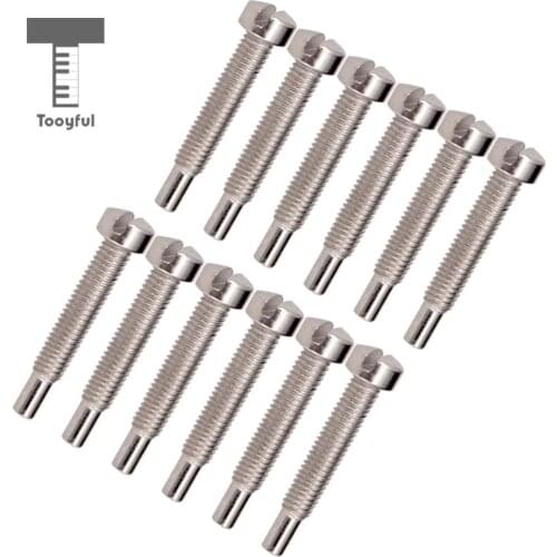 Pack of 12 Double Coils Pickup Humbucker Polepiece Clamp Screws Electric Guitar Accessory 24 x 2.2mm