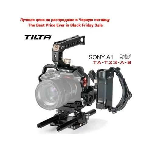 Instock TILTA Sony A1 Cage Kit for SONY A7S3/A73/A7R3/A7R4 Half Cage Full Cage Kit Quick Release Plate with Top Handle Grip