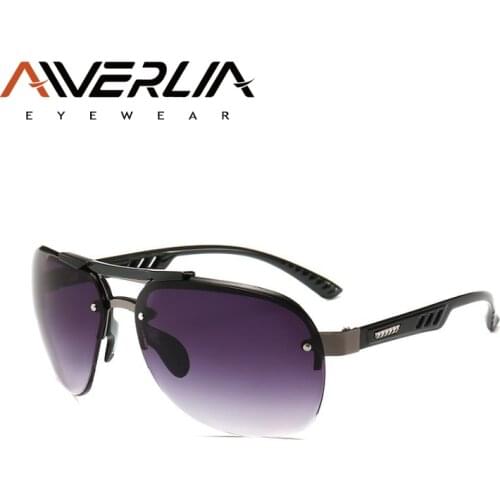 AIVERLIA Classic Sunglasses Man Brand Design Vintage Women Sunglasses Men Gradient Lens Unique Temple Glasses UV400 Gafas De Sol