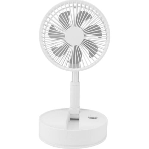 Desk and Table Fan, Battery Powered Pedestal Fan,Foldaway Air Circulator Fan for Outdoor Courtyard Beach Travel Room