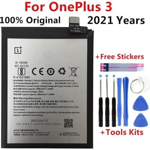 New Top quality BLP613 3000mAh Replacement battery For OnePlus 3 One Plus 3 Three 100% Original Batteries