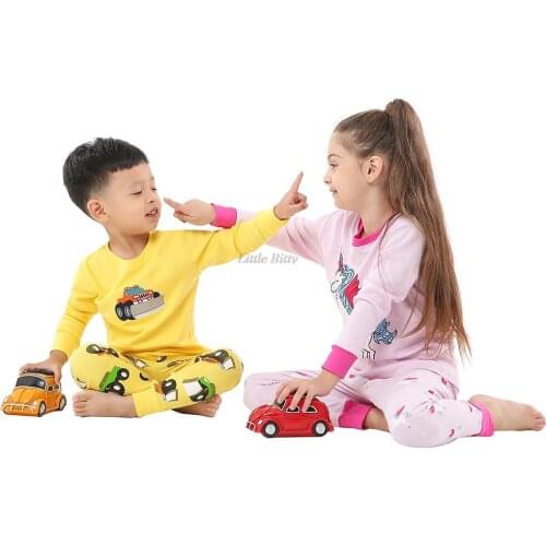 Children Long Sleeve Cotton Sleepwear Boys Pajama Sets Dinosaur Pajamas for 2-8Years Kids Night Suit Spider Pyjamas for Boy