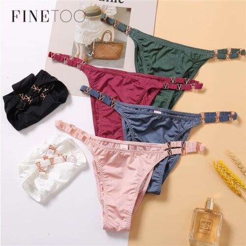FINETOO Seamless Panties Underwear Women Thong Lace Thong Women Sexy Briefs Women G String Underpants String T-back For Girls