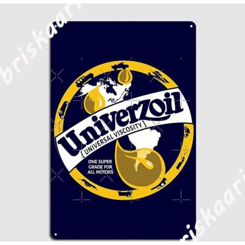 Univerzoil Universal Viscosity Metal Sign Printing Club Painting Décor Living Room Tin sign Poster