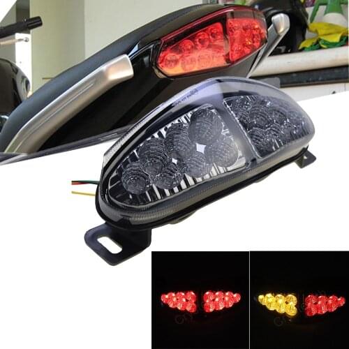 Motorcycle Tail Light Rear Brake Turn Signals Integrated LED Light Taillight For Kawasaki ER6N ER6F ER-6N ER-6F 2009 2010 2011