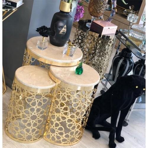 Coffee Tables Modern Design Table for Living Room Side Table Home Decoration 2 Color Options Marble Look Coffee Table