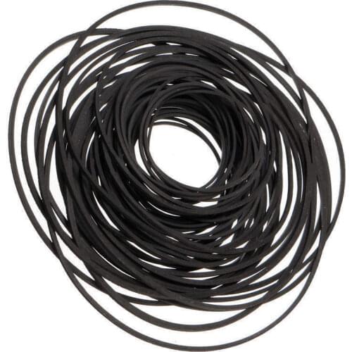 100pcs Mix Cassette Tape Machine Square Belt Repair Kit 1mm