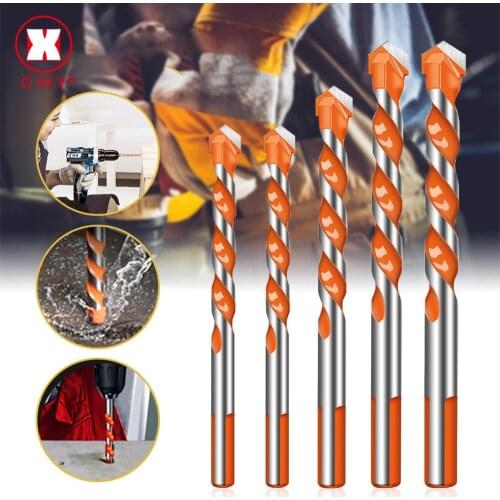 OMY 5pcs Countersink Drill Woodworking Drill Bit Set Drilling Pilot Holes For Screw Sizes #5 #6 #8 #10 #12