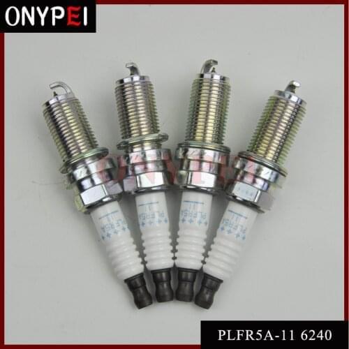 4pcs/lot Iridium Spark Plug PLFR5A-11 6240 For Nissan Infiniti 3.5 4.5 5.6 Suzuki PLFR5A11-6240 PLFR5A11 6240