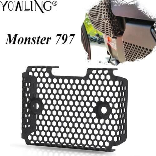For Ducati Monster 797+ (Plus) 2018 2019 2020 Motorcycle Aluminium Rectifier Guard Grille Cover Protector Monster 797 2017-2020