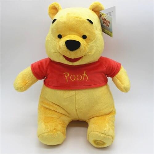 Free shipping Disney 40cm Original Winnie the Pooh Bear Plush Toy Animal Stuffed Soft Doll Toys For Kids Gift