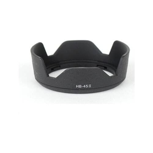 2PCS Lens Hood Replace HB-45II HB45II for Nikon AF-S DX 18-55 mm f/3.5-5.6G VR / 18-55mm f3.5-5.6 G VR HB45 HB-45 II