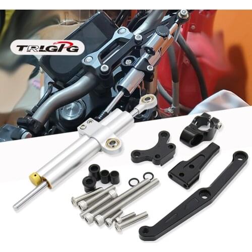For HONDA CB650R CB 650R 2019 2020 CNC Adjustable Motorcycle Linear Reversed Steering Damper with bracket Support