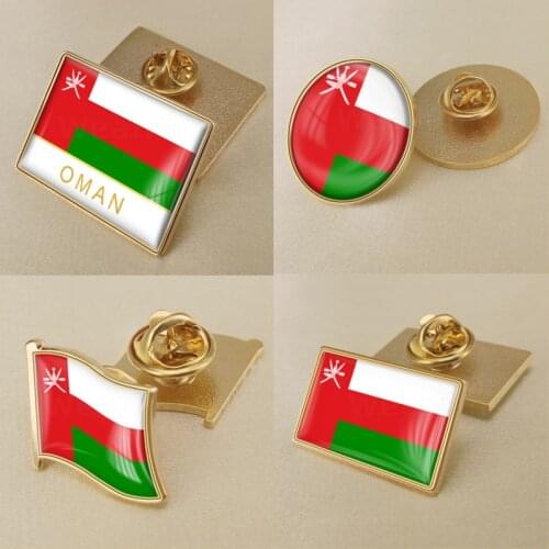 Coat of Arms of Oman/Omanis Flag National Emblem Brooch/Badges/Lapel Pins